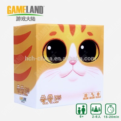 Children's Dexterity Game Family Card Game Cat Tower