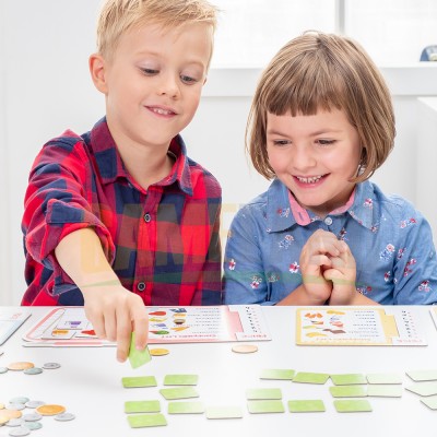 Educational Game Preschool Math Game Children's Board Game Shopping List