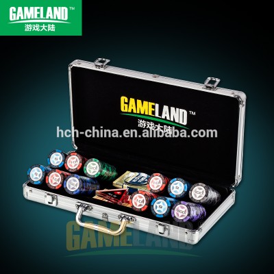 Gameland 14g Leaf Clay Composite Poker Chip Set