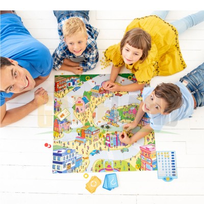 Observation and Concentration Game Children's Board Game Super Patrol  Big Board Game Board